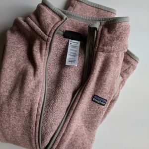 Patagonia Pink Full Zip Up, Better Sweater